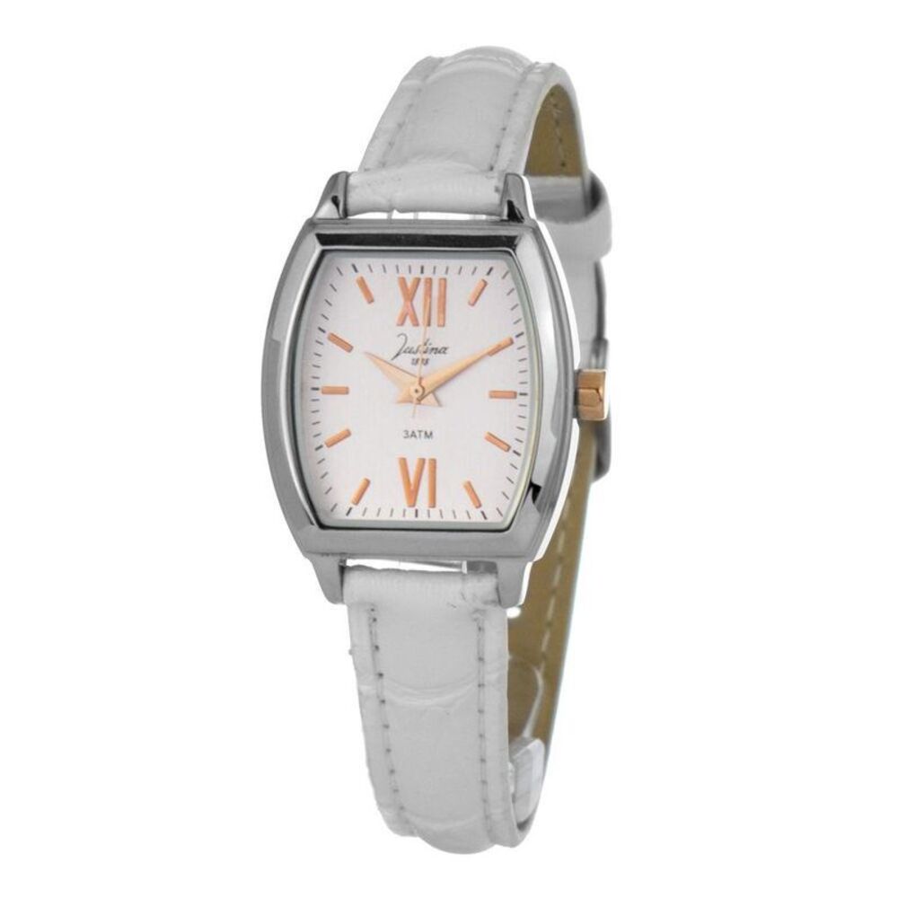 JUSTINA Leather Dress Watch Women Multicolor Watches